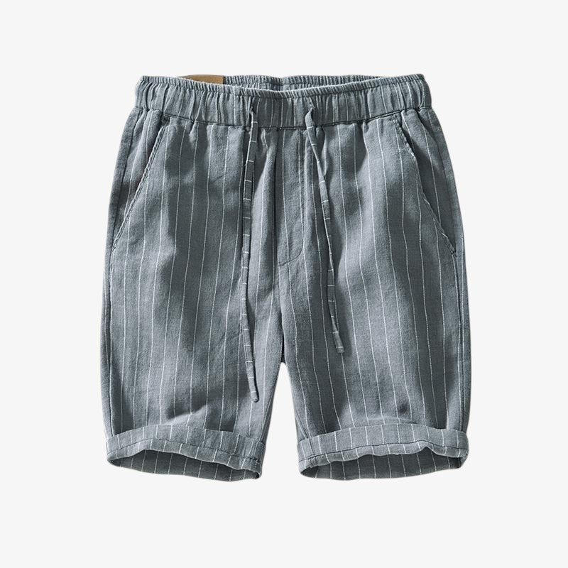 Striped Drawstring Shorts