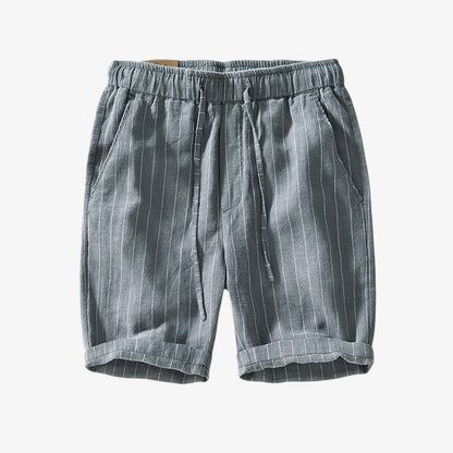 Striped Drawstring Shorts